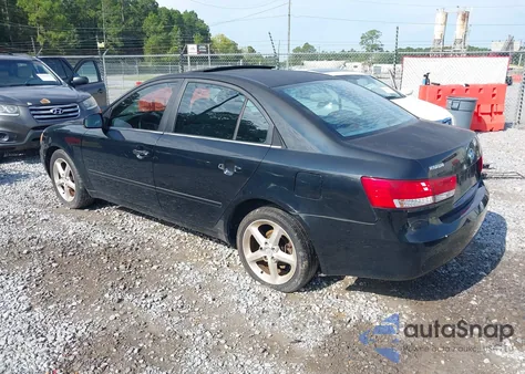 2007 Hyundai Sonata Gls из США, поврежденный, VIN 5NPET46C87H221350